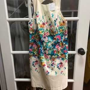 BNWT Anthropologie Tea Garden Sheath dress by Maeve SZ 10.